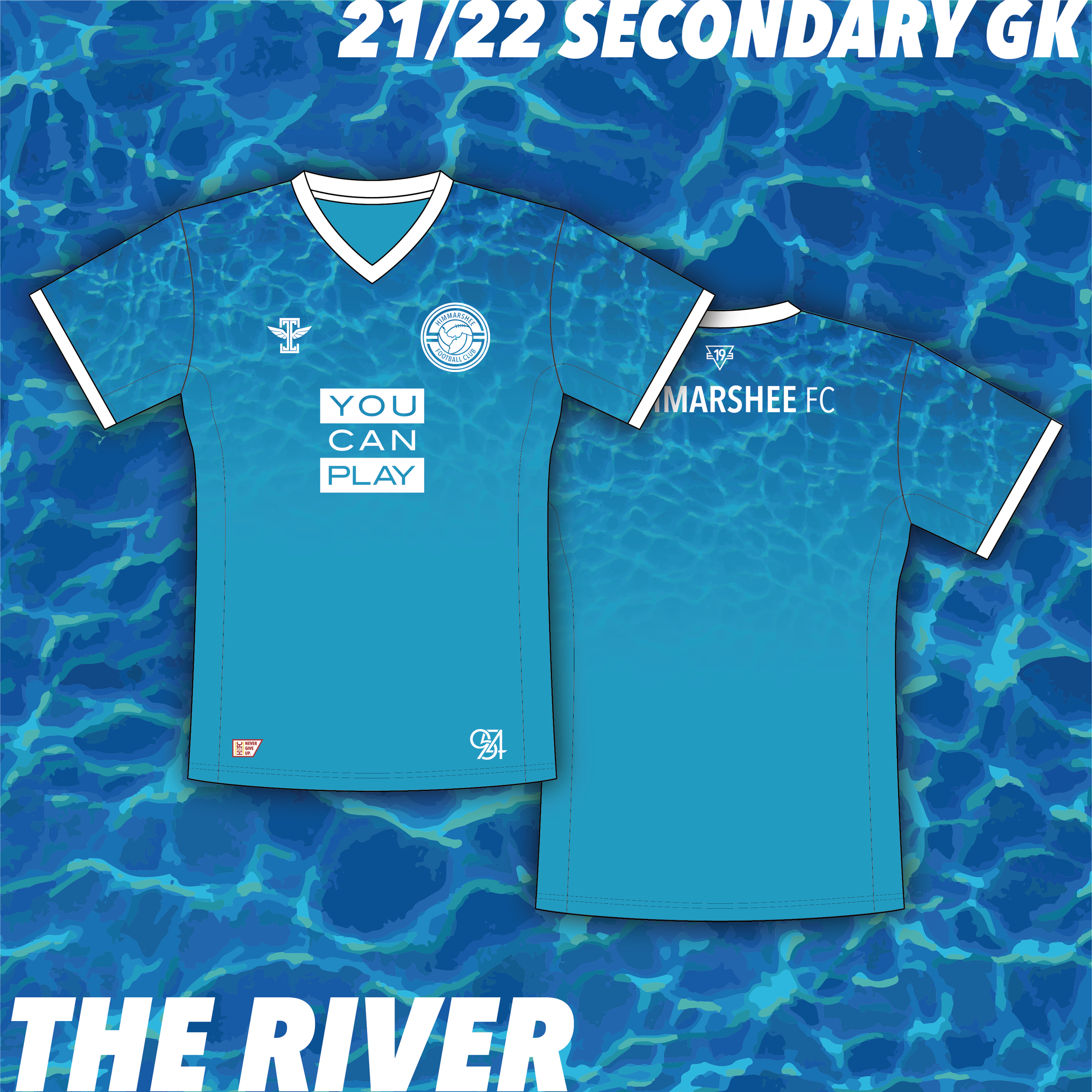 2021/22 HFC Secondary Jersey - (BLANK - NO NUMBER, SIZE S