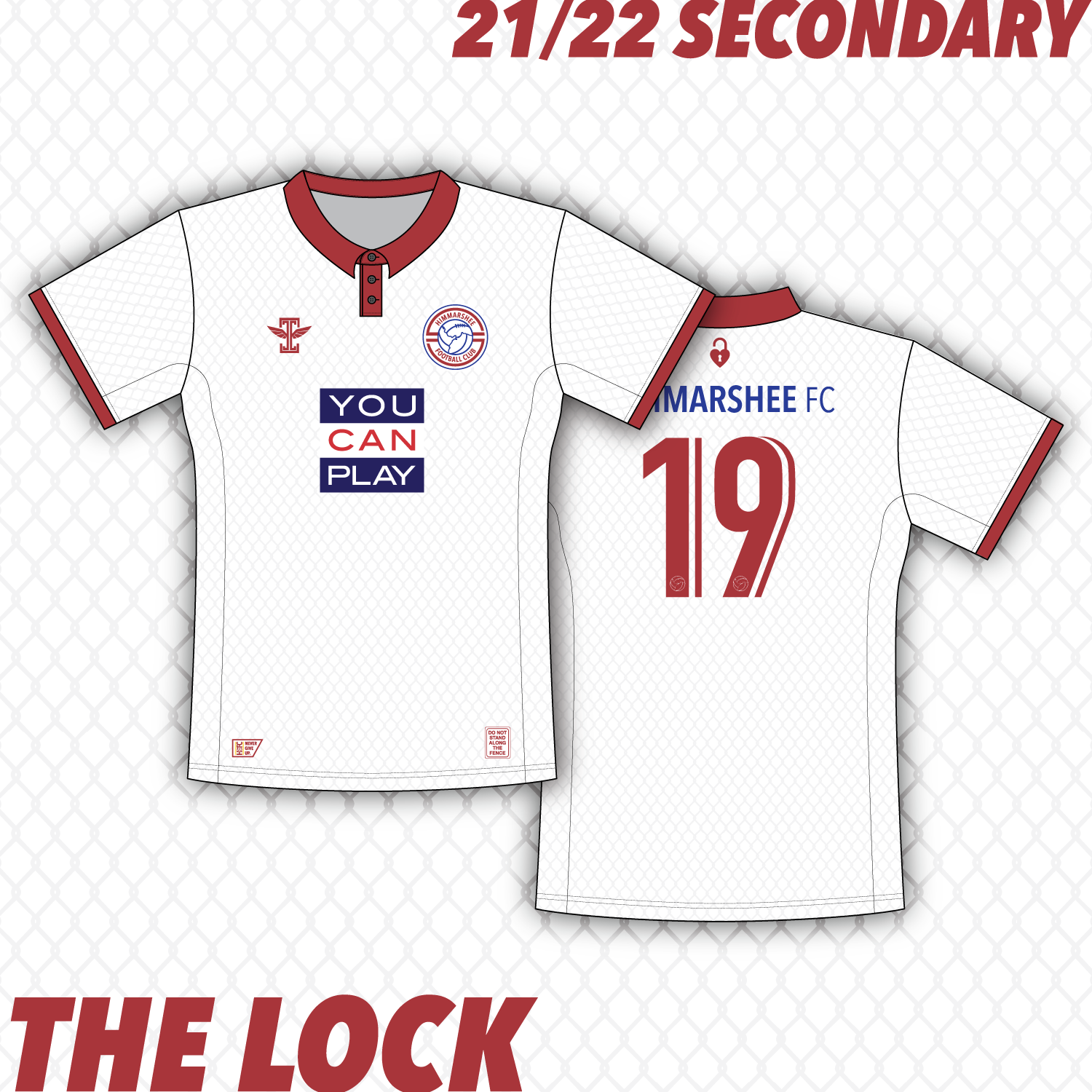 2021/22 HFC Secondary Jersey - (BLANK - NO NUMBER, SIZE S
